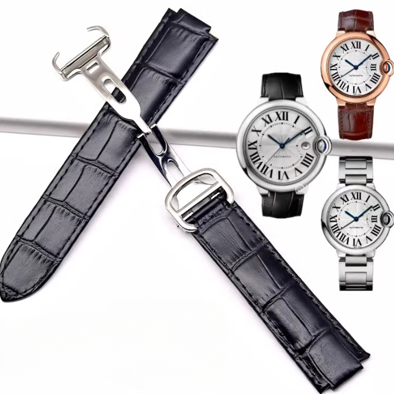Cartier Watch Ballon Bleu - カルティエ バロン ブルー ストラップ クロコダイル パターン