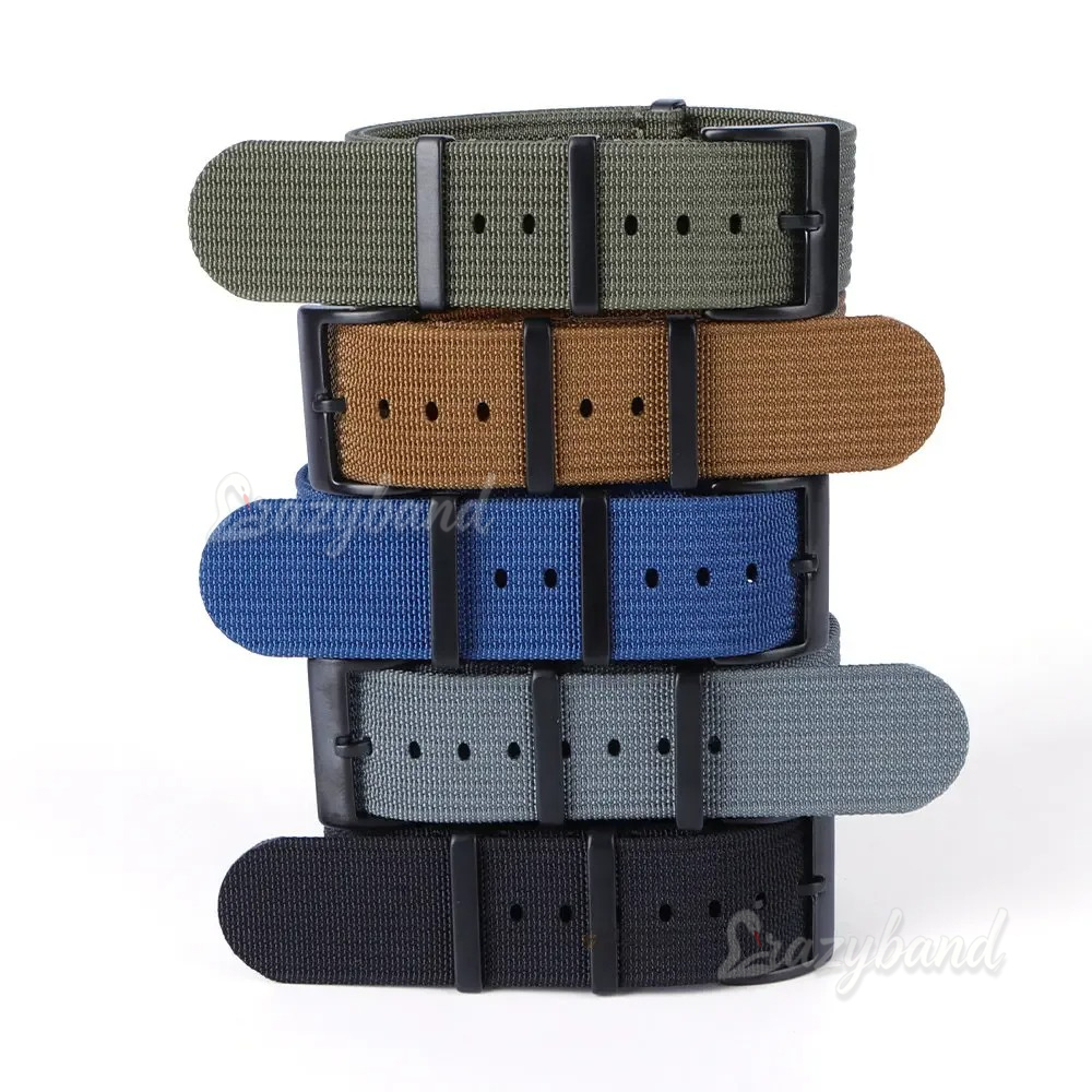 新しいベルト 18mm 20mm 22mm ナイロン製腕時計 - Nato Strap Nylon のレビューと価格