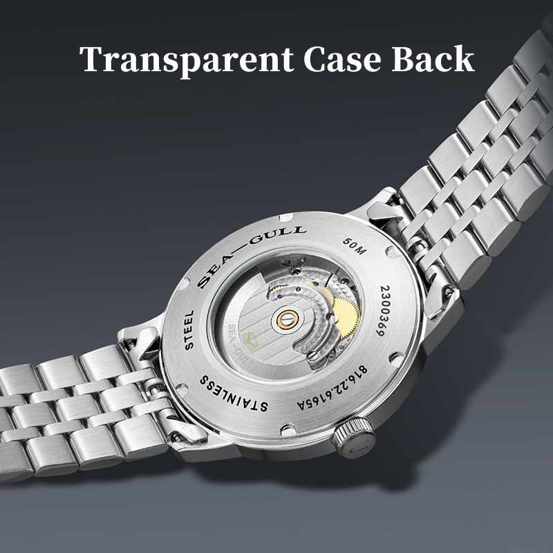 カモメビジネスミニマリストシリーズ腕時計男性用自動機械式時計 - Omega Watch Constellation のレビューと価格