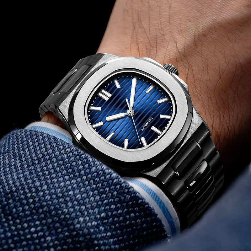 MACARLON 43mm ナウティラス スタイル 自動巻き - Patek Philippe Watch Nautilus のレビューと価格